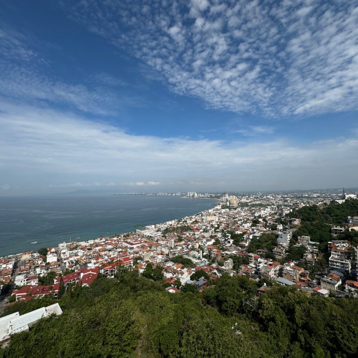 View from Mirador platform in Puerto Vallarta, Mexico